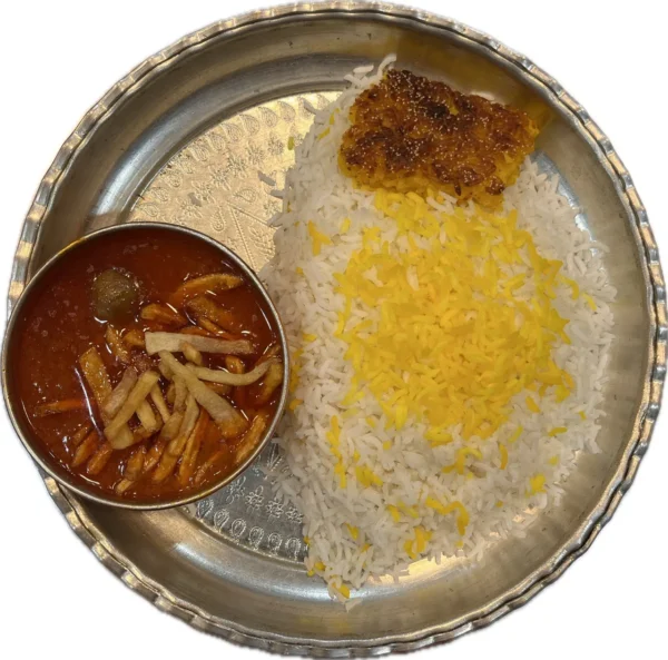 چلوخورشت قیمه