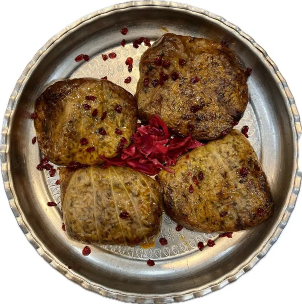 دلمه برگ کلم تکی
